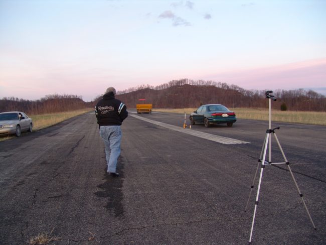 Vehicle Collision Reconstruction Visibility Model