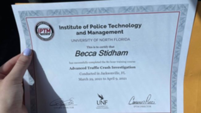 SRI – Training Certificate